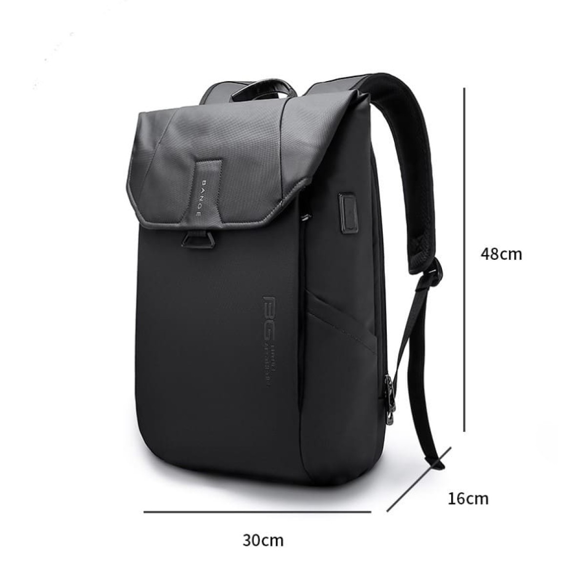 Σακίδιο πλάτης 26L Laptop 15,6” Bange 2575 μαύρο