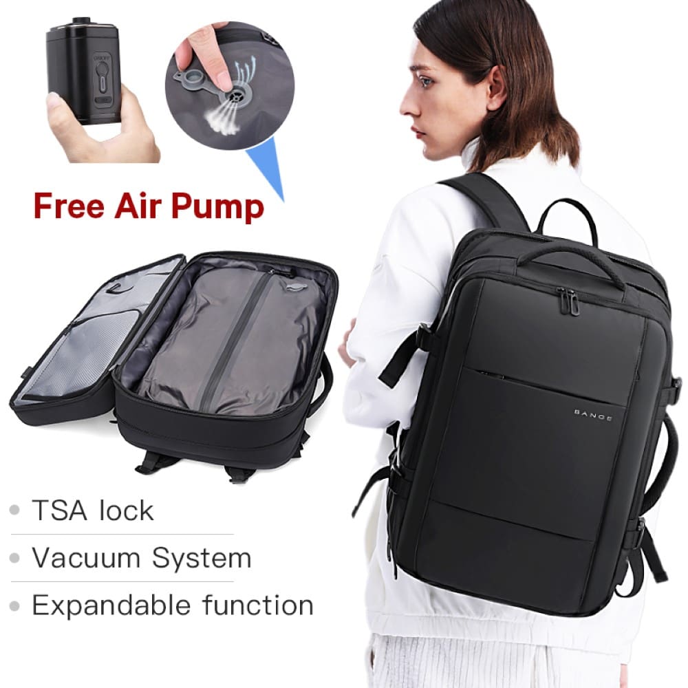 Σακίδιο πλάτης vacuum 36L Laptop 17,3” Bange 3028 μαύρο