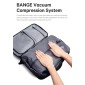 Σακίδιο πλάτης vacuum Tsa Lock 36L Laptop 17,3” Bange 3028 μαύρο