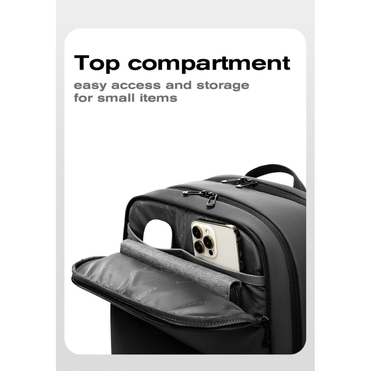 Σακίδιο πλάτης 27L Laptop 15,6” Bange 3065 μαύρο