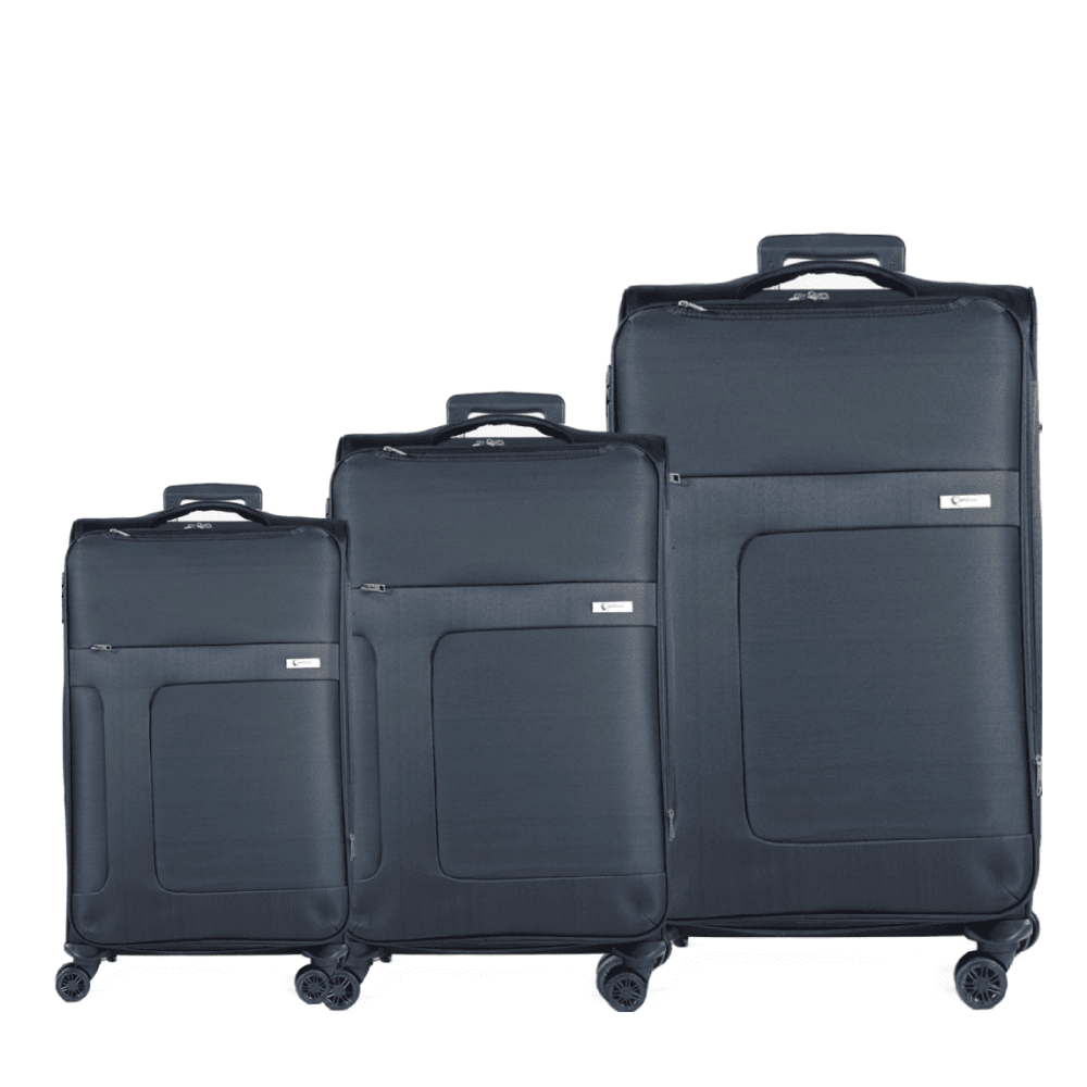 Βαλίτσες trolley (σετ 3 τεμαχίων) Cardinal 3800 σκούρο μπλέ