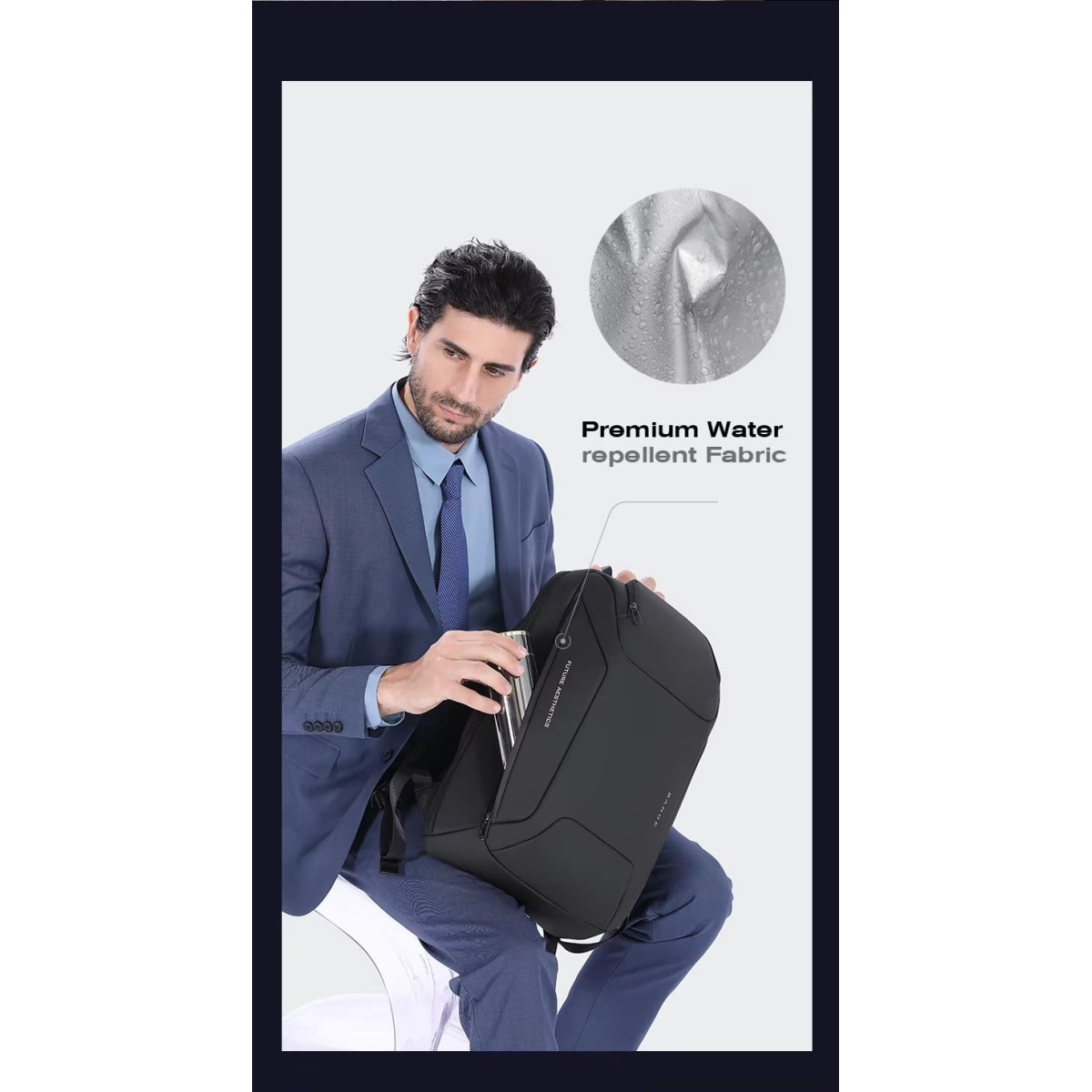 Σακίδιο πλάτης 26L Laptop 15,6” Bange 7802 μαύρο