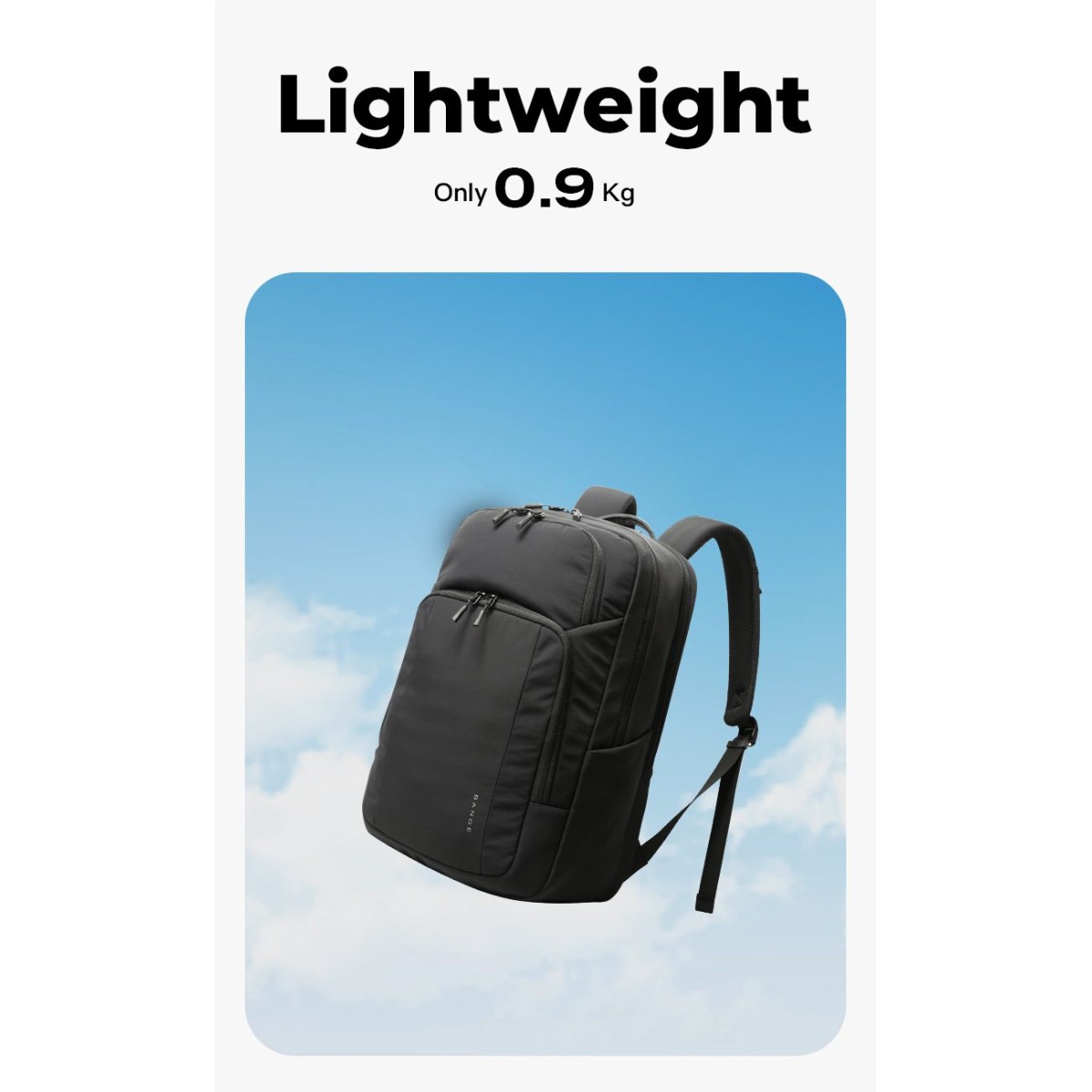 Σακίδιο πλάτης 24L Laptop 15,6” Bange 7839 μαύρο