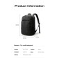 Σακίδιο πλάτης 24L Laptop 15,6” Bange 7839 μαύρο