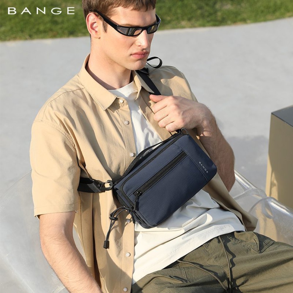 Τσαντάκι ώμου crossbody  Bange 8089-1 μπλε