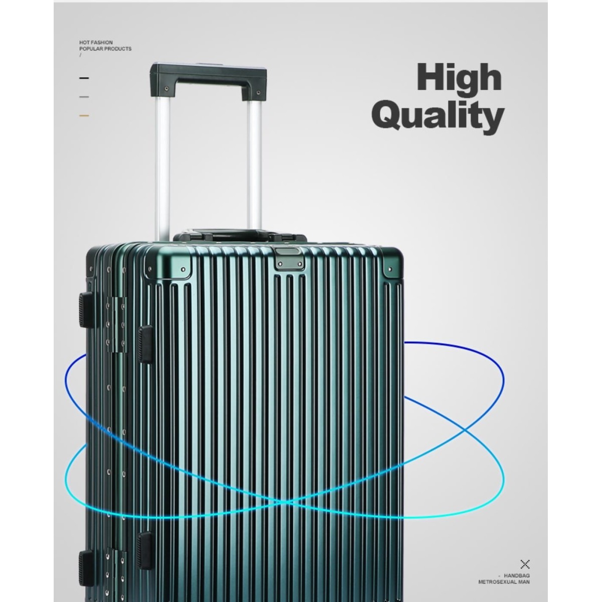 Βαλίτσα trolley case καμπίνας Bopai 833-853201 μαύρο
