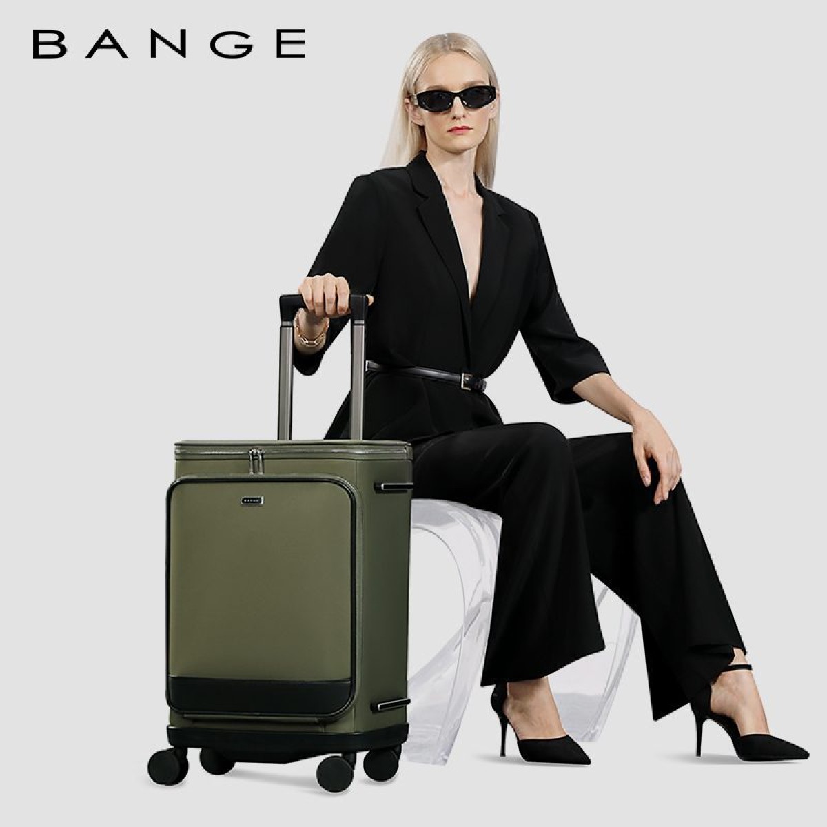 Βαλίτσα καμπίνας Premium Collection Bange QL700 χακί