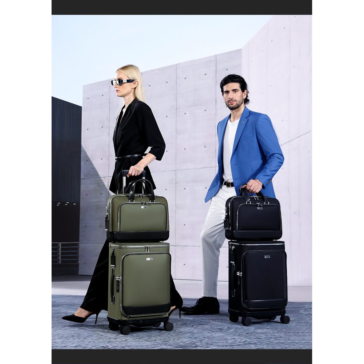 Βαλίτσα καμπίνας Premium Collection Bange QL700 χακί