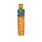 Umbrella Lady Mini 54/8 Aut. 3 section round printed flowers printed windproof Microfibre κίτρινο