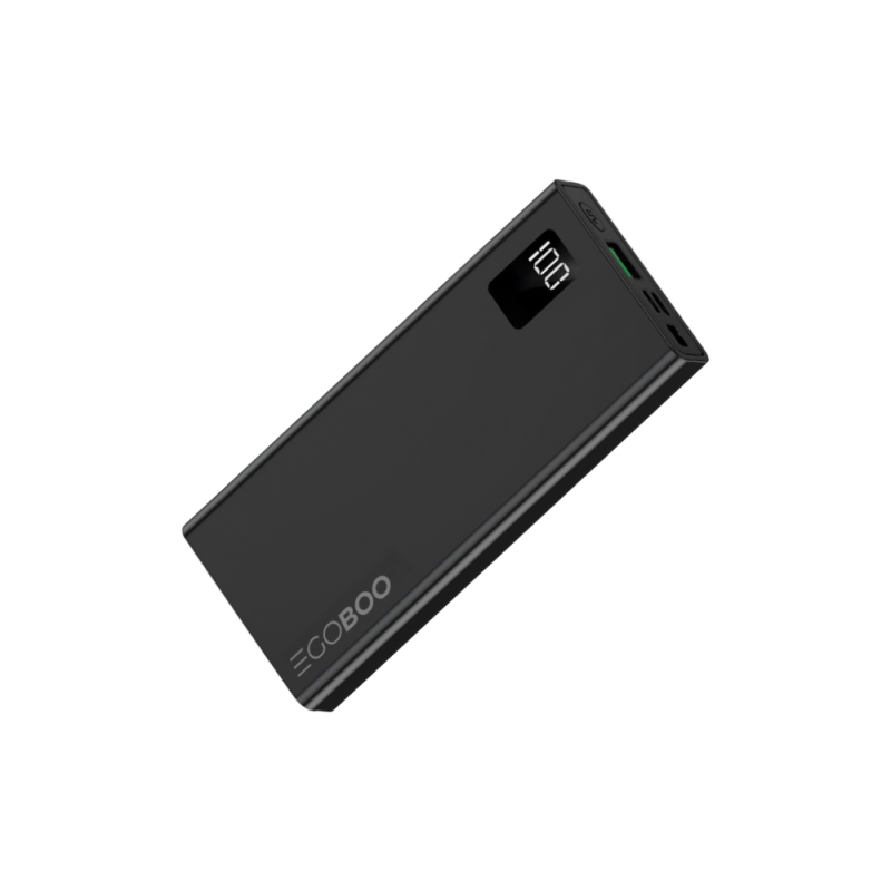 EGOBOO Dynamic Power Bank 10000mAh Black