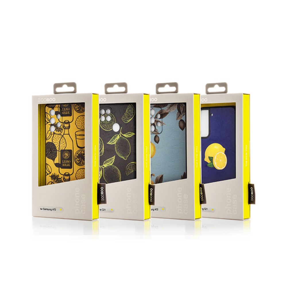 EGOBOO backcover for iPhone 12 - 12 Pro, Lemontree