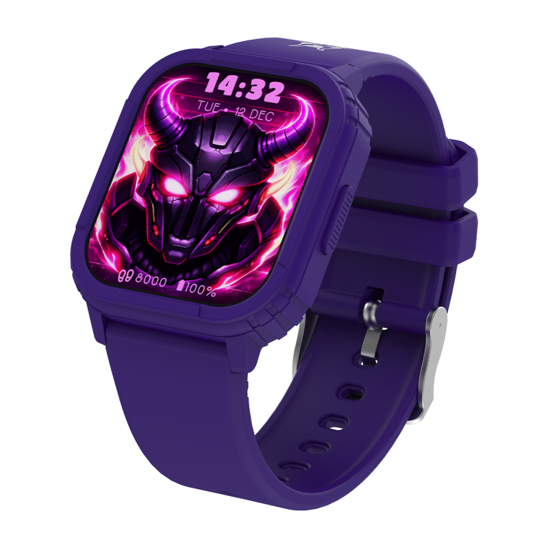 Kiddoboo Goat Rage Gaming Smartwatch Purple