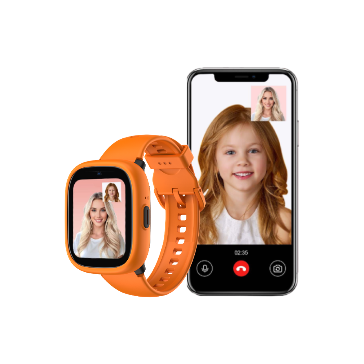 Kiddoboo 4G Smartwatch WatchMe K3 Gen2 Orange/Black