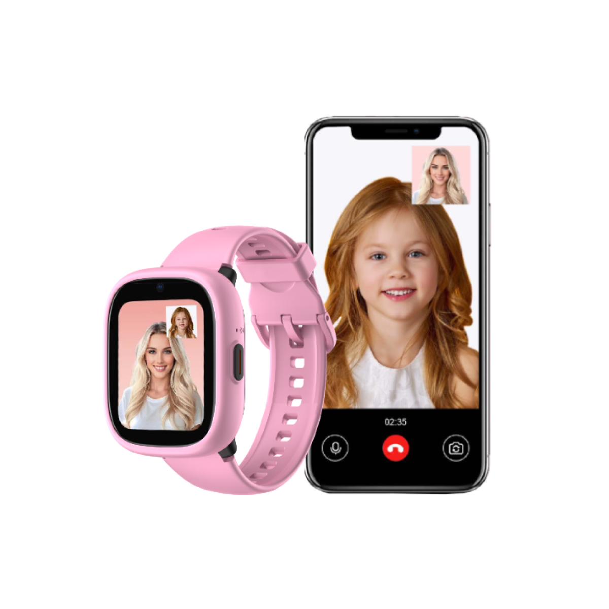 Kiddoboo x Lagenio WatchMe 4G K3 Gen2 Pink/Purple