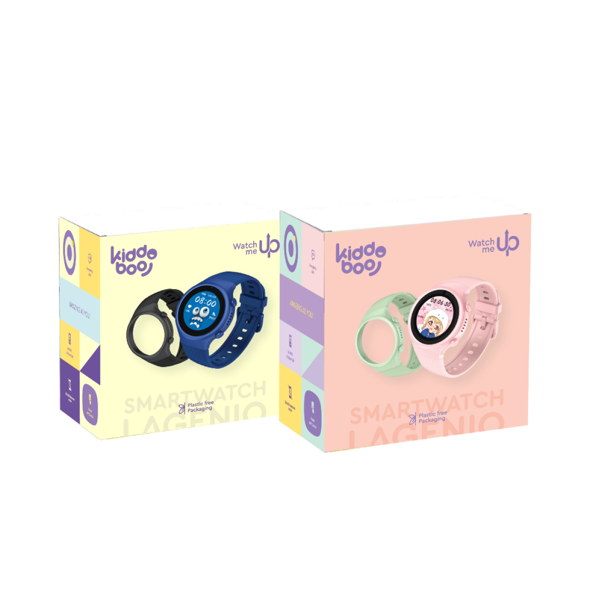 Kiddoboo x Lagenio WatchMe 4G K5 Pink/Mint