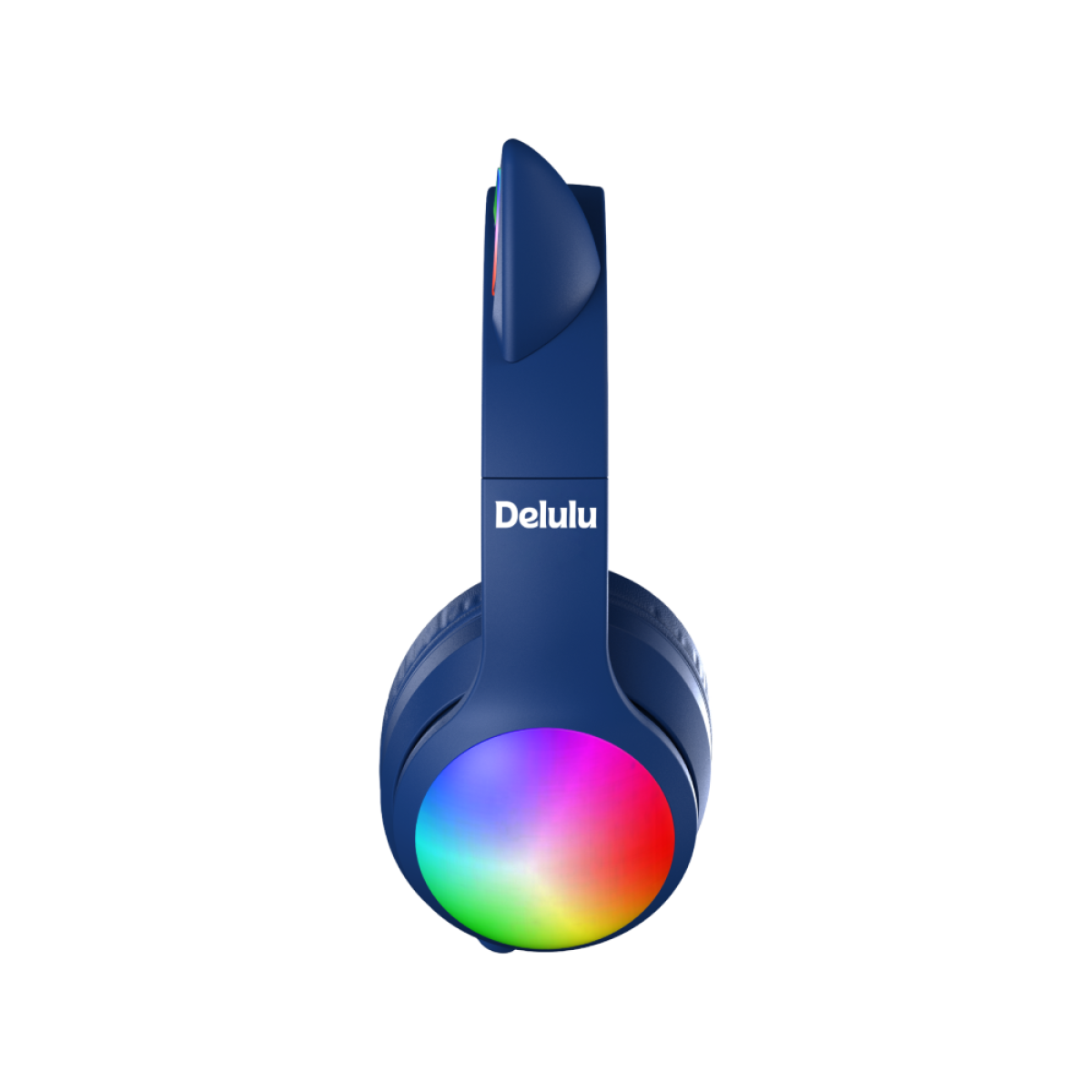 Kiddoboo Delulu Bluetooth Headphones DiscoBeats Blue
