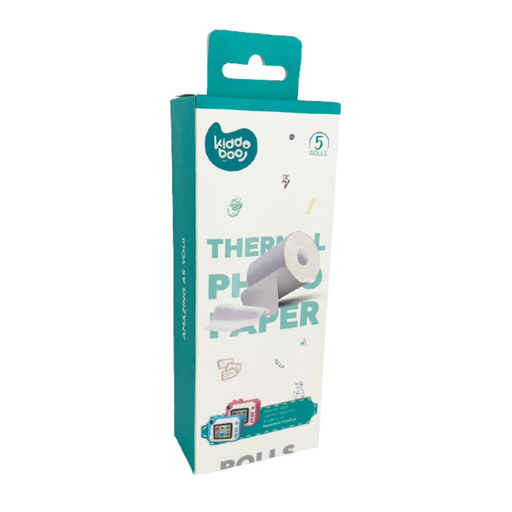 Kiddoboo Thermal Paper Rolls (5pcs) for Kiddoboo FotoFun