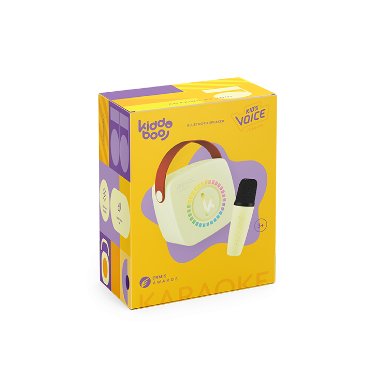 Kiddoboo mini Karaoke Speaker & Mic Yellow + NikoletaTV