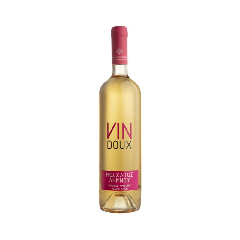 Limnos Organic wines - Vin Doux - Moscato Limnou - Bio White Sweet P.D.O.,750ml