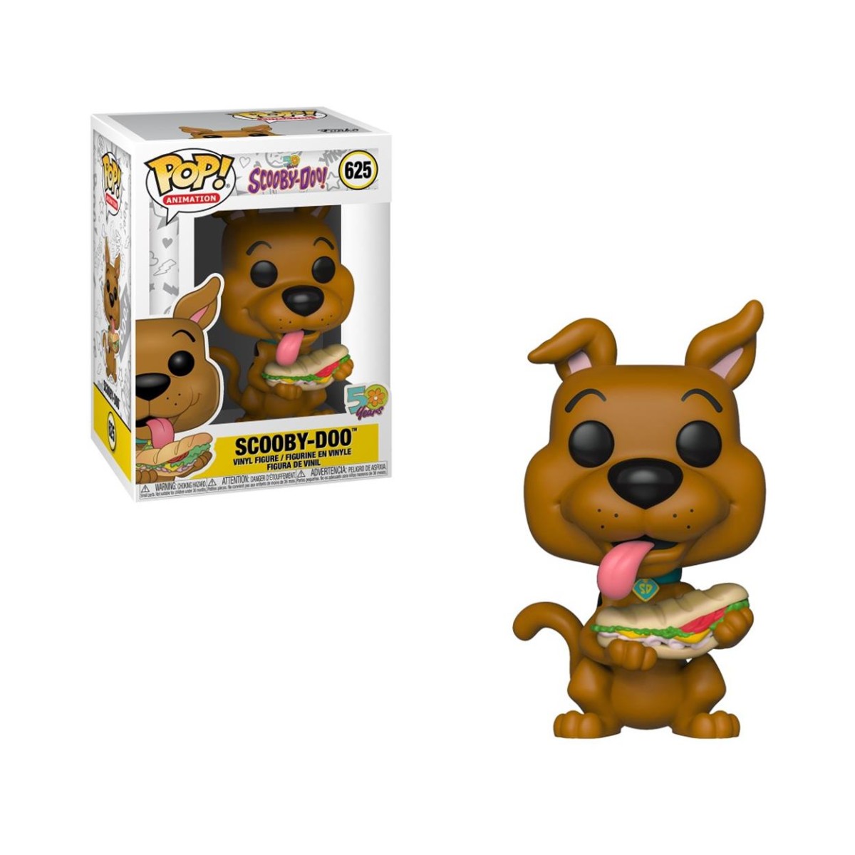 Funko Pop! Animation: Scooby Doo - Scooby Doo (with Sandwich) #625 Vinyl Figure