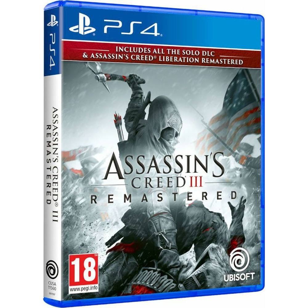 PS4 Assassin's Creed III Remastered &amp; Liberation Remastered