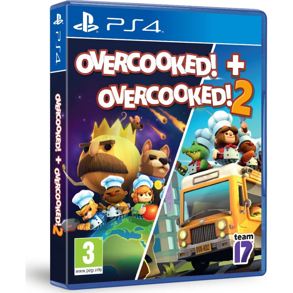 PS4 Overcooked! + Overcooked! 2 - Double Pack