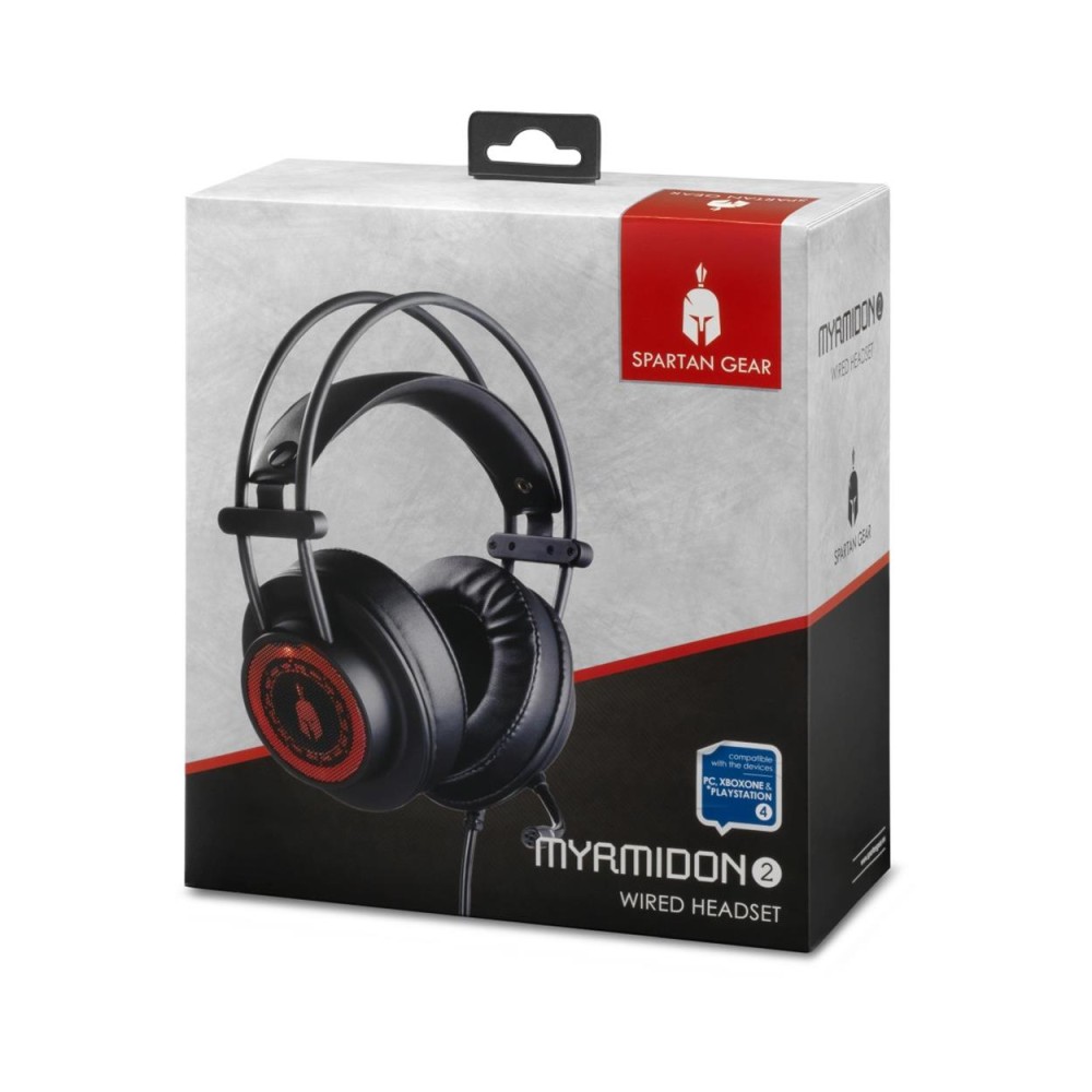 Spartan Gear Myrmidon 2 Wired Headset (Compatible with PC, playstation 4 and xboxone)