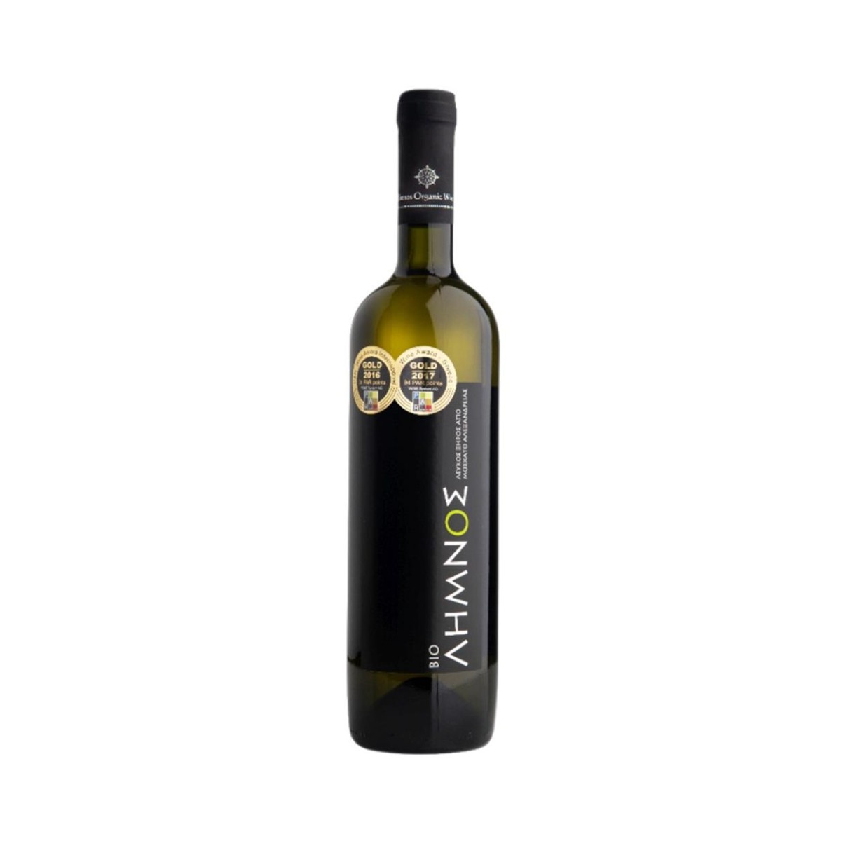 Limnos Organic wines - Bio Limnos White - Moscato Alexandrias - Bio White Dry Wine P.D.O. ,750ml