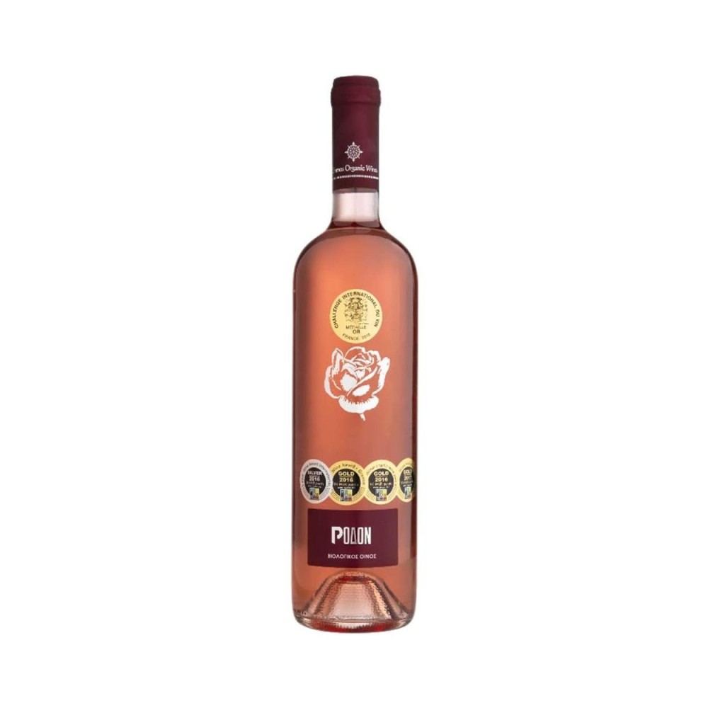 Limnos Organic wines - Rodon - Moscato Alexandrias limnio - Bio Rose Semi-Dry Rose Wine,750ml