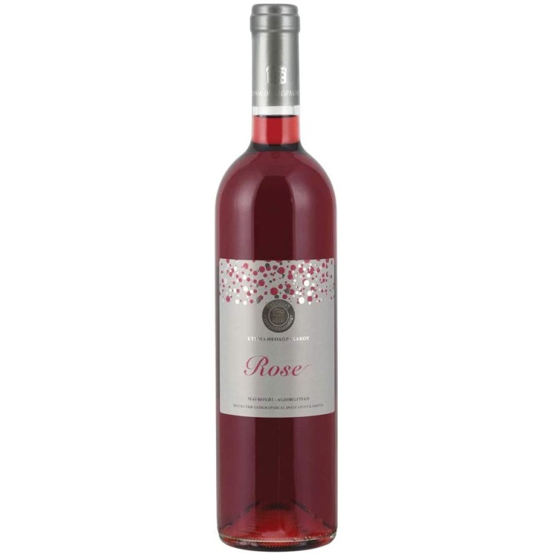 Estate Theodorakakos - Rose Demi-sec Wine P.G.I.,750ml
