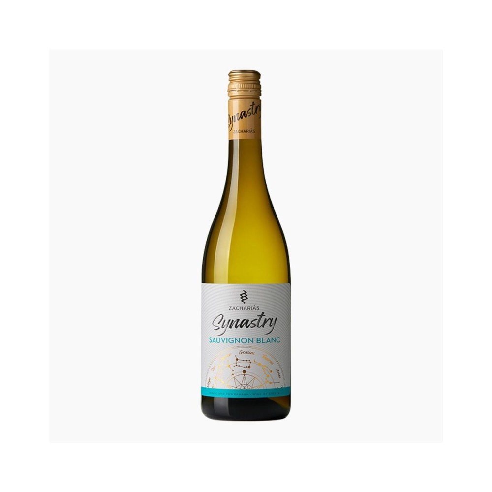 Zacharias - Sinastry - Sauvignon Blanc 100% White Dry Wine ,750ml