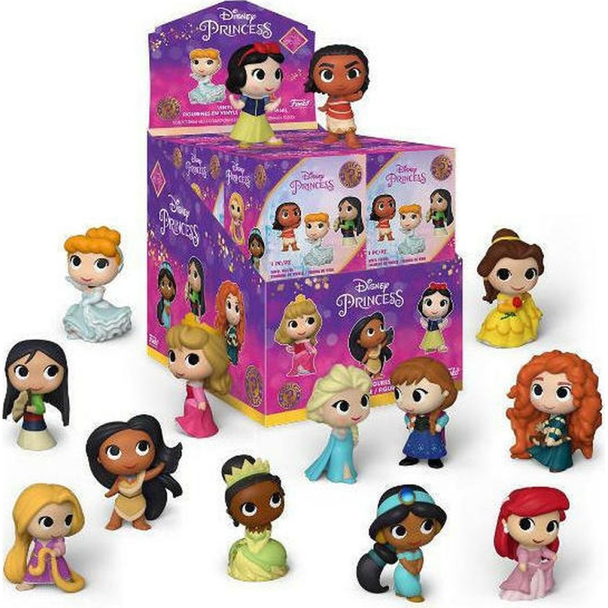 Funko Mystery Minis: Disney Princesses - Ultimate Princess (12 pcs PDQ) (Blind Box/Random) Vinyl Figures