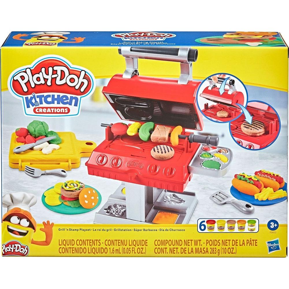 Hasbro Play-Doh: Grill 'n Stamp Playset (F0652)