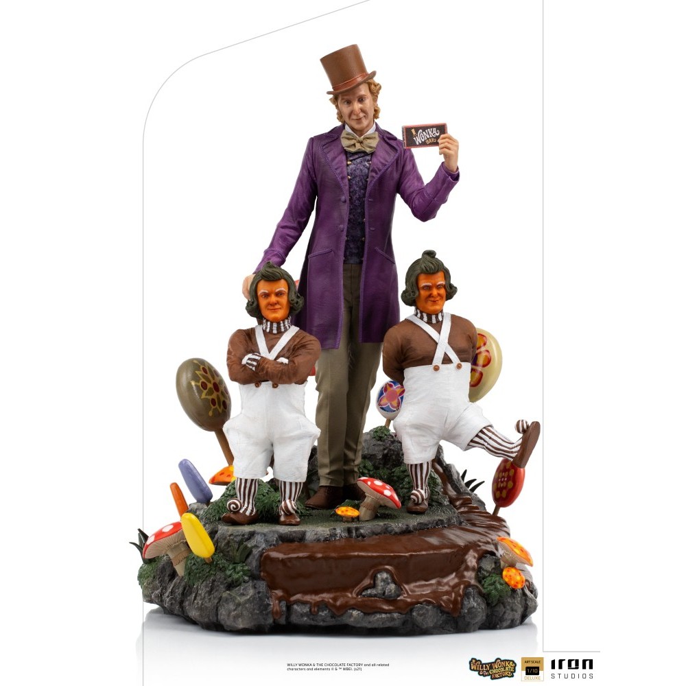 Iron Studios Deluxe: Willy Wonka - Willy Wonka and the Chocolate Factory Art Scale Statue (1/10) (WONKA39721-10)
