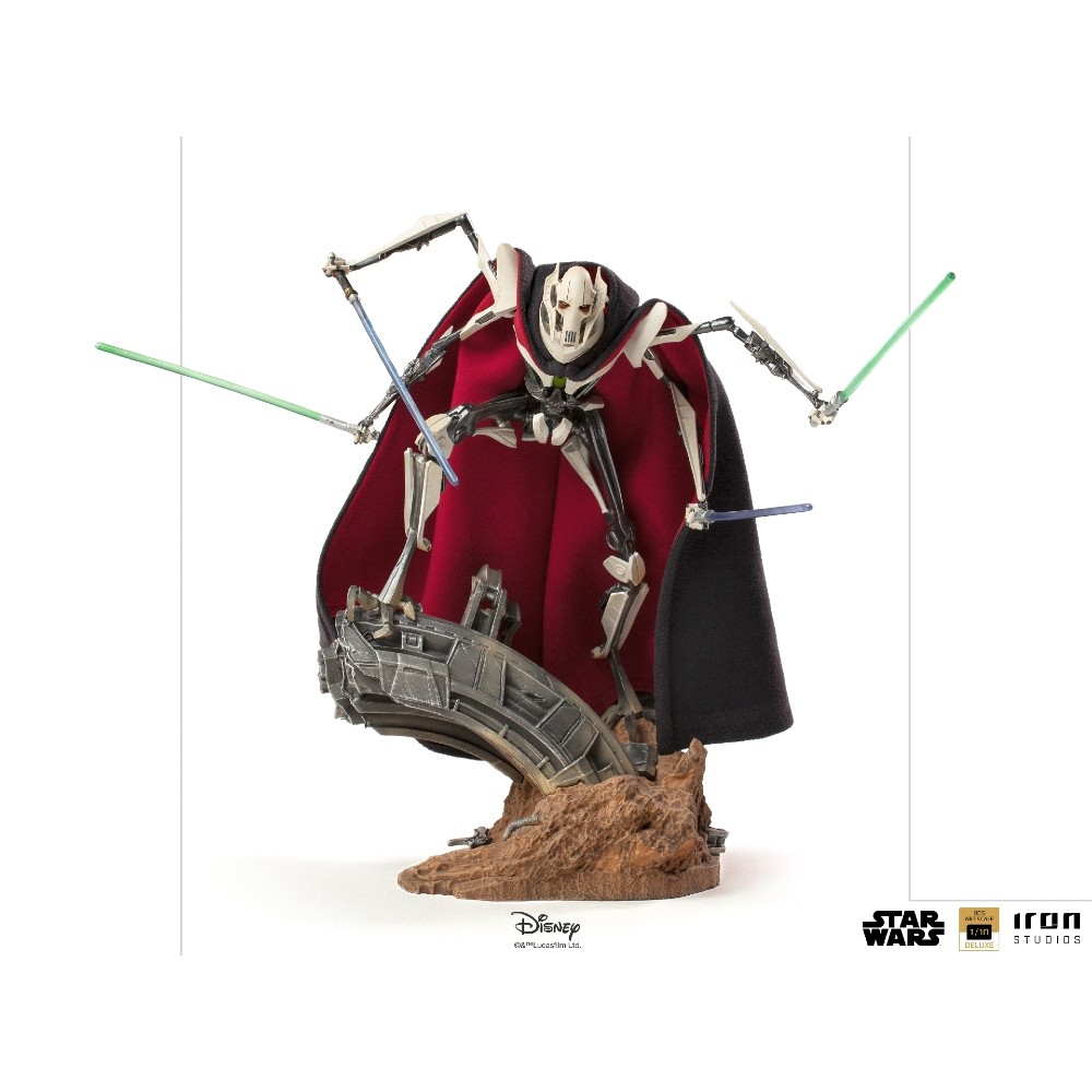 Iron Studios BDS Deluxe: Disney Star Wars - General Grievous Art Scale Polystone Statue (1/10) (LUCSWR43221-10)