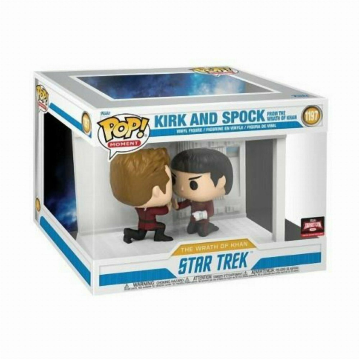 Funko Pop! Moments: Star Trek: Wrath of Khan - Kirk and Spock from the Wrath of Khan (Special Edition) #1197 Vinyl Figure Funko Pop! Moments: Star Trek: Wrath of Khan - Kirk and Spock from the Wrath of Khan (Special Edition) #1197 Vinyl Figure