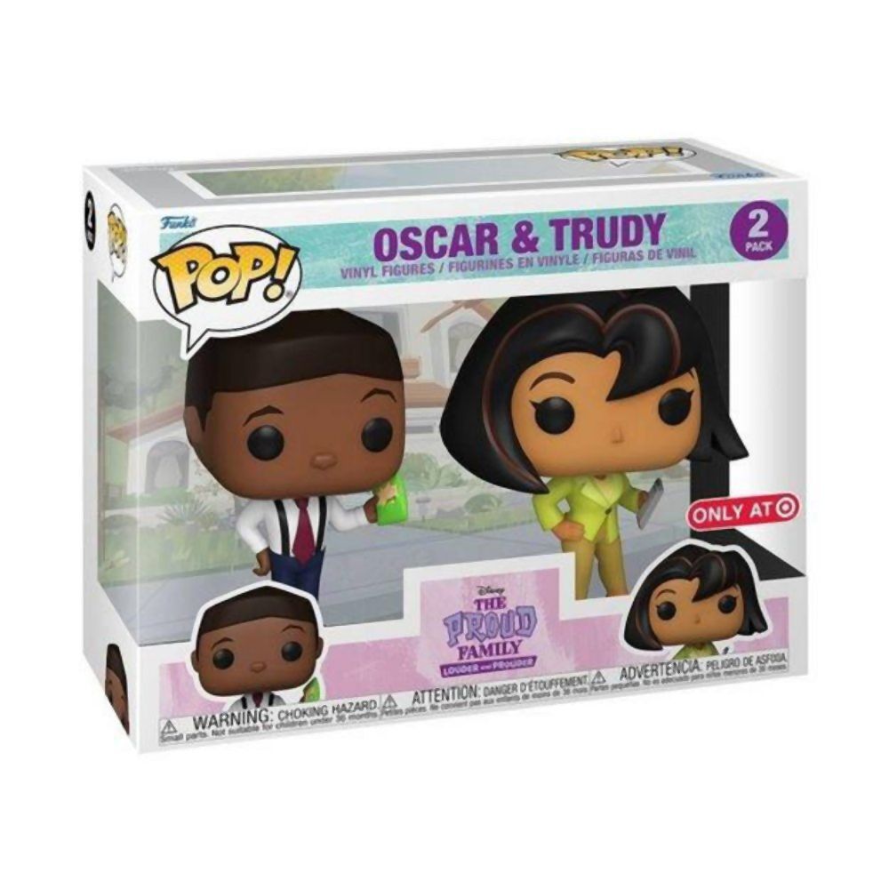 Funko Pop! 2-Pack Disney: The Proud Family Louder &amp; Prouder - Oscar &amp; Trudy (Special Edition) Vinyl Figures