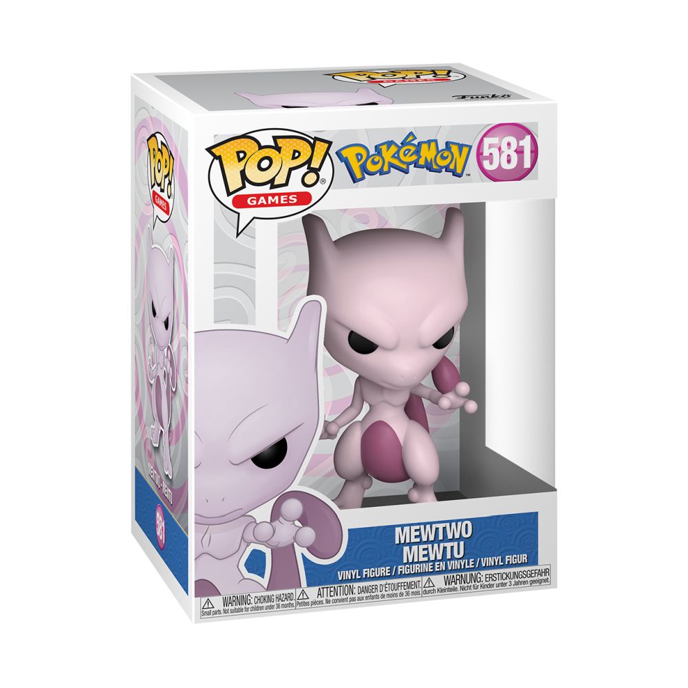 Funko Pop! Games: Pokemon - Mewtwo #581 Vinyl Figure