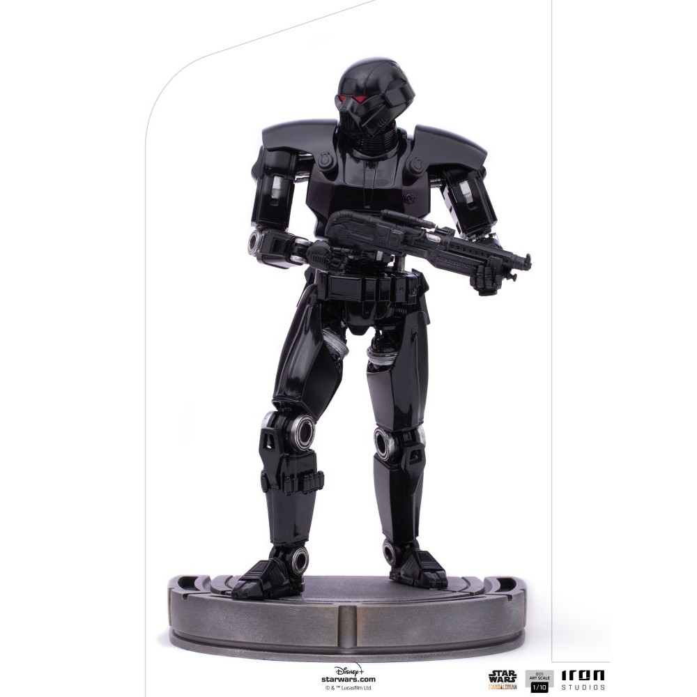Iron Studios The Mandalorian - Dark Trooper BDS Art Scale Statue (1/10) (LUCSWR48621-10)