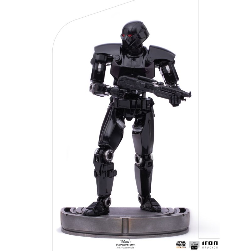 Iron Studios The Mandalorian - Dark Trooper BDS Art Scale Statue (1/10) (LUCSWR48621-10)