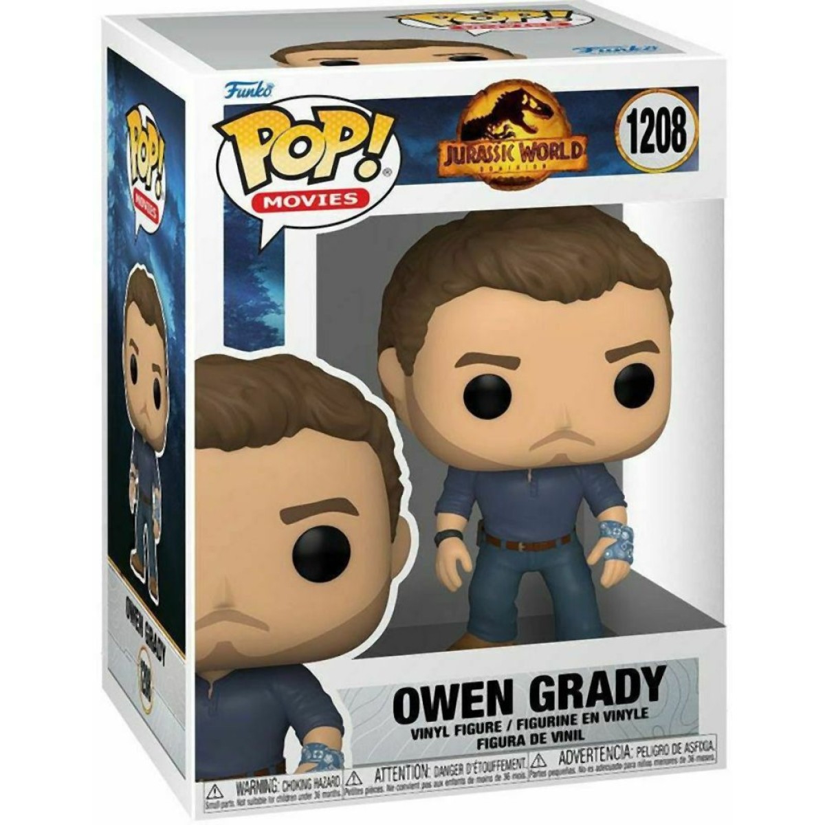 Funko Pop! Movies: Jurassic World Dominion - Owen Grady #1208 Vinyl Figure