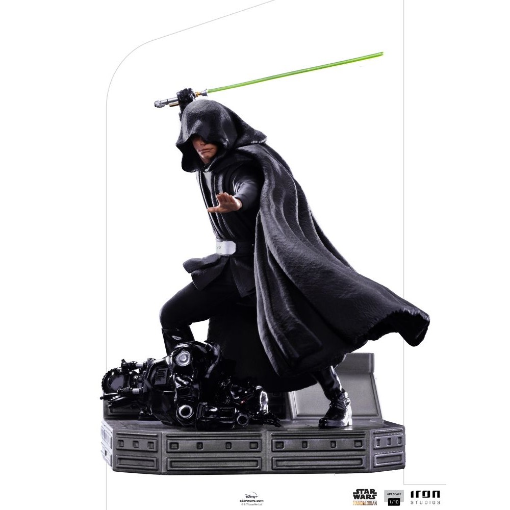 Iron Studios BDS: The Mandalorian - Luke Skywalker Combat Version Art Scale Statue (1/10) (LUCSWR52421-10)