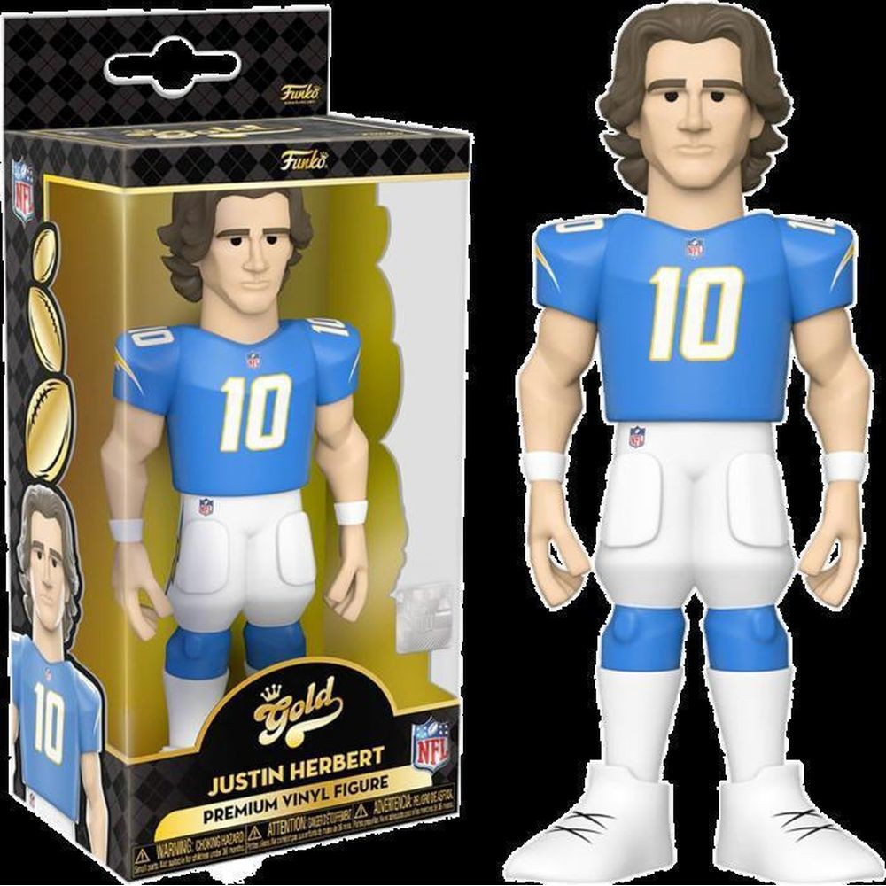 Funko Gold NFL: Chargers - Justin Herbert* Premium Vinyl Figure (12")