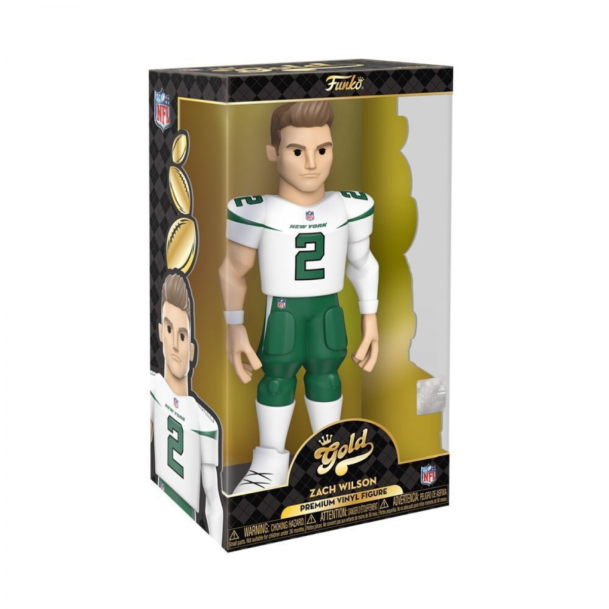 Funko Gold NFL: NY Jets - Zach Wilson* Premium Vinyl Figure (12)