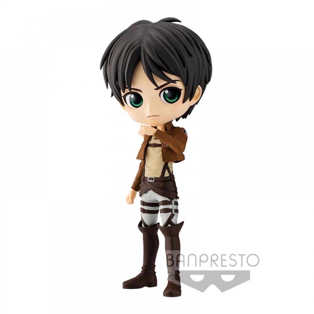 Banpresto Q Posket: Attack On Titan - Eren Yeager (Ver.A) Figure (14cm) (18527)