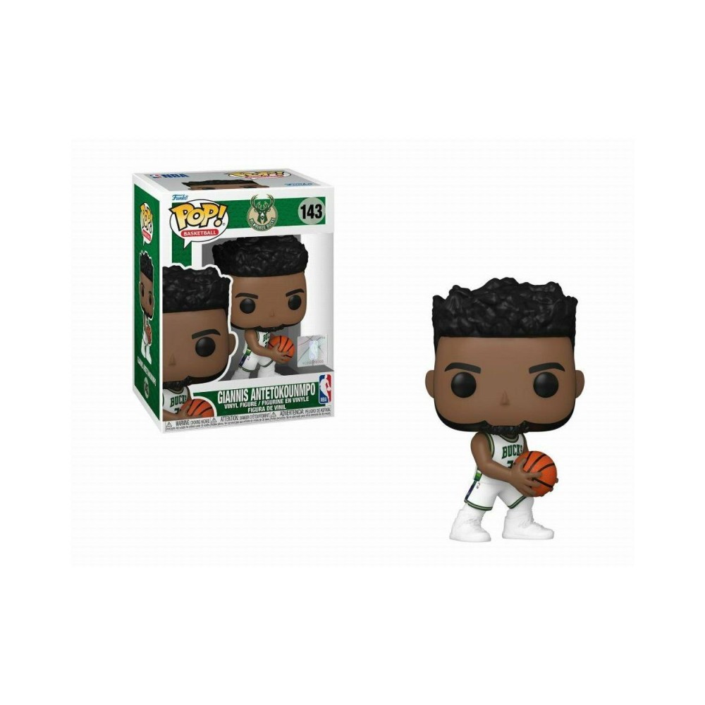 Funko Pop! Basketball NBA: Milwaukee Bucks - Giannis Antetokounmpo (City Edition 2021) #143 Vinyl Figure