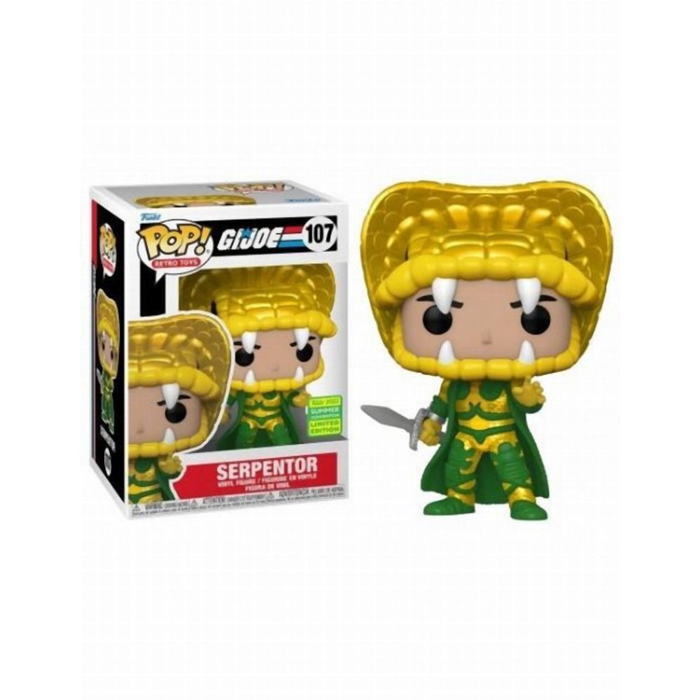 Funko Pop! Retro Toys: G.I. Joe - Serpentor (Convention Limited Edition) #107 Vinyl Figure