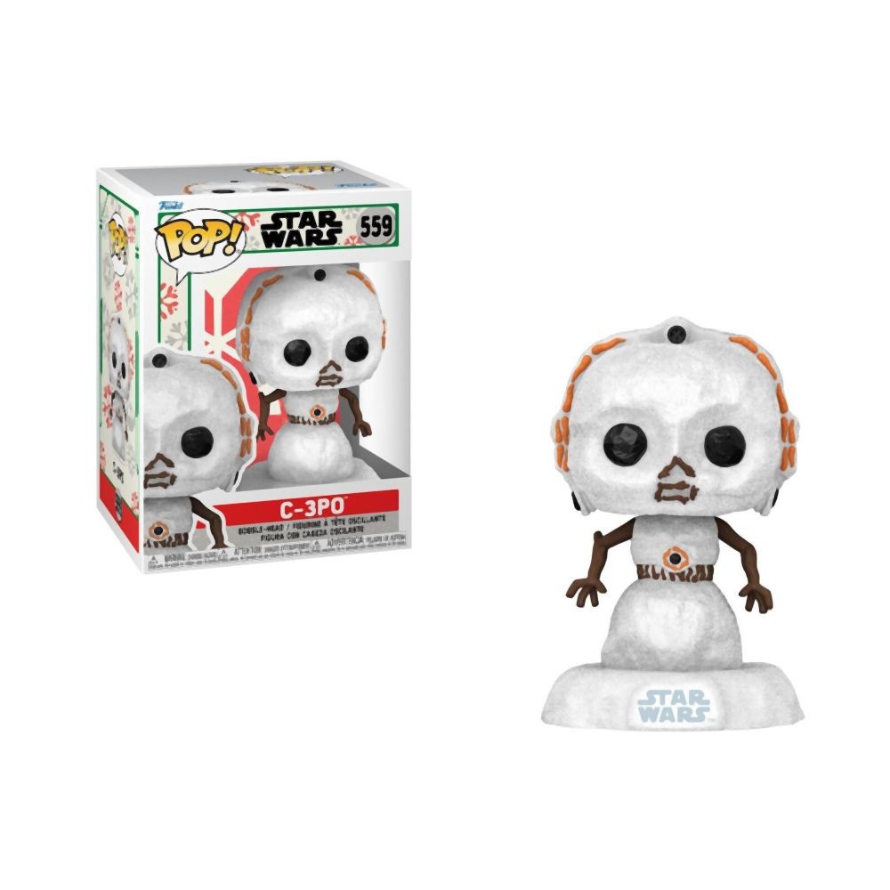 Funko Pop! Disney Star Wars: Holiday - C-3PO (SNWMN) #559 Bobble-Head Vinyl Figure