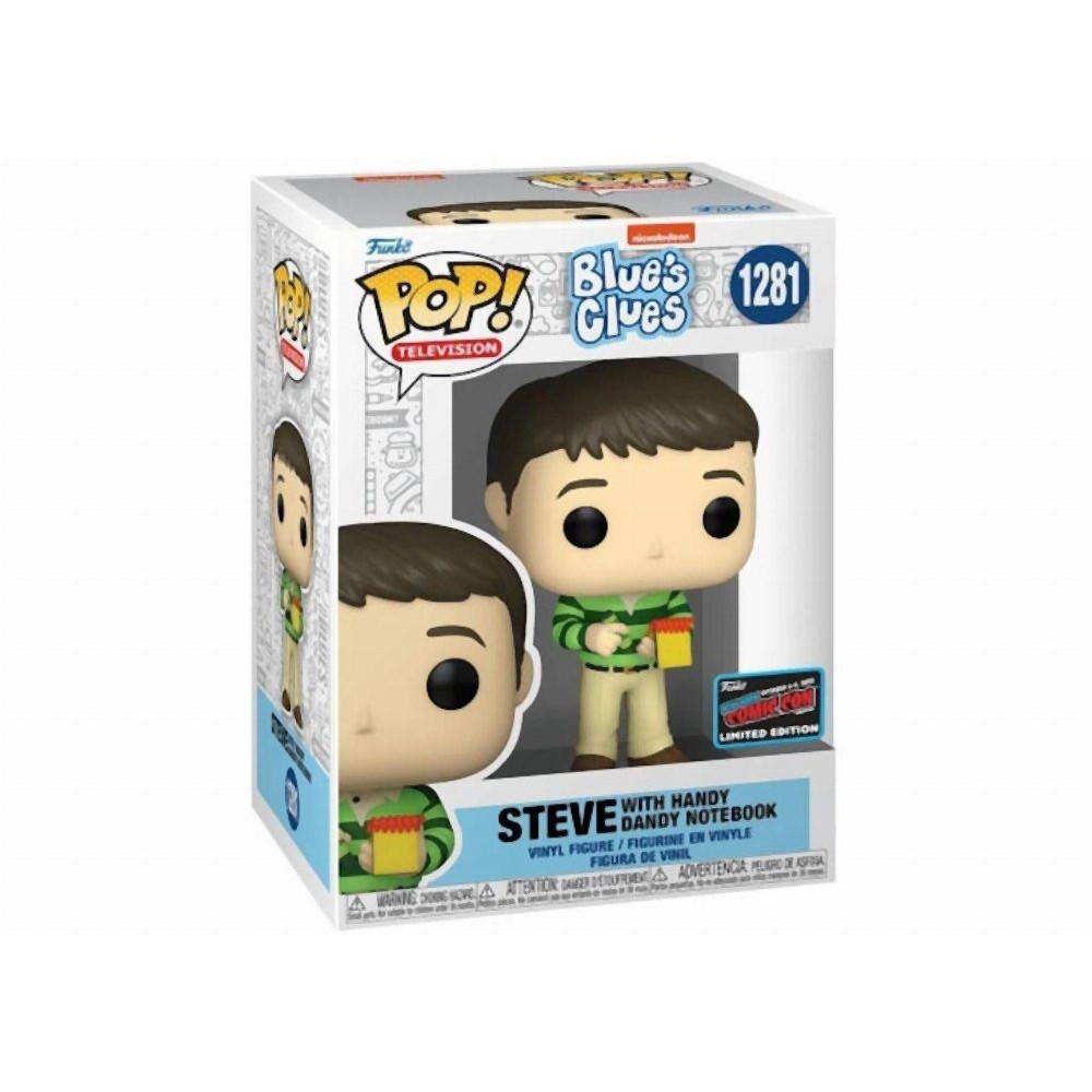 Funko Pop! Television: Blue's Clues - Steve with Handy Dandy Notebook (Convention Limited Edition) #1281 Vinyl Figure