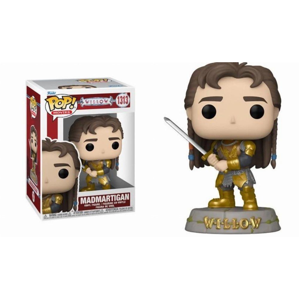 Funko Pop! Disney: Willow S1 - Madmartigan (Metallic) #1313 Bobble-Head Vinyl Figure